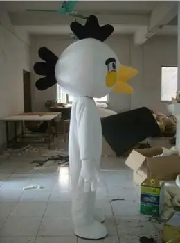 

Whtie Bird Mascot Costume Suits Cosplay Party Game Dress Outfits Advertising Promotion Carnival Halloween Xmas Adults Fursuit