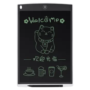 

12 Inch LCD Digital Writing Tablet Drawing Board Sketchpad Electronic Graphic Board with Mouse Pad & Ruler