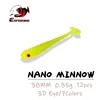 ESFISHING Professional  Fishing Lures Nano Minnow 38mm 12pcs Fake Lure Soft Bait Isca Artificial Baits Cheap Tackle Silicone ► Photo 1/6