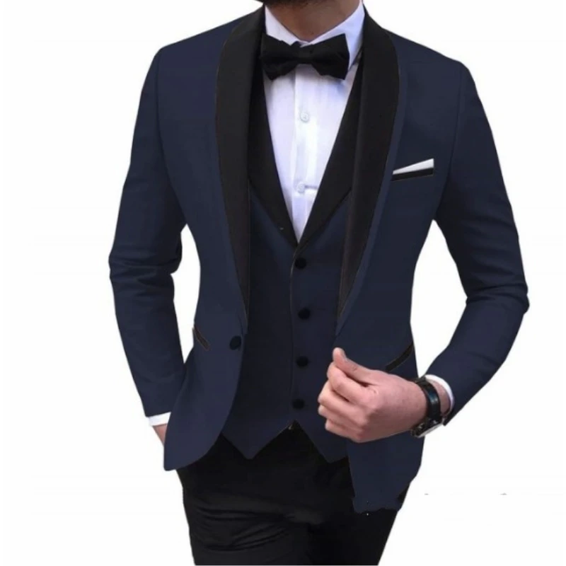 Модный новейший дизайн пальто брюки розовый мужской костюм Slim Fit смокинг жениха 3 шт. индивидуальный заказ Свадебные Костюмы Блейзер комплект