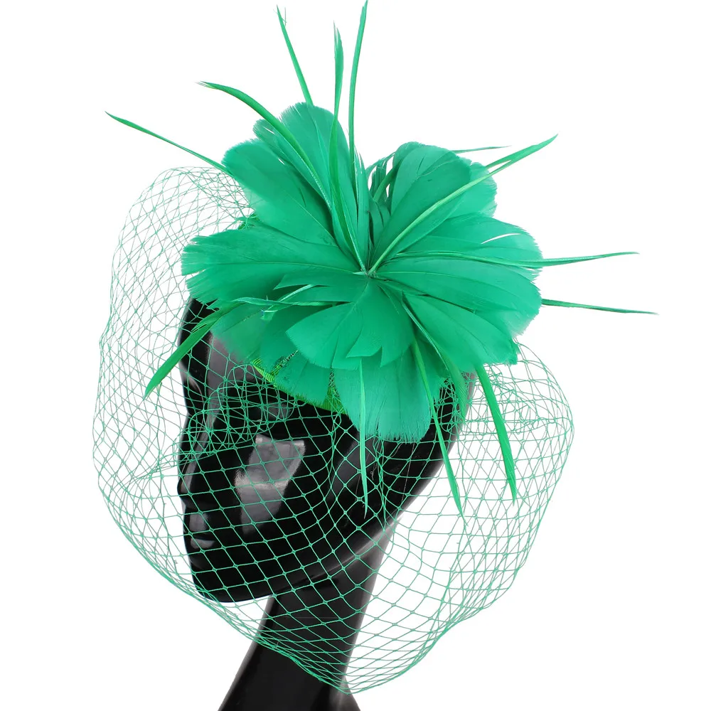 Красивые аксессуары для волос с перьями, головные уборы sinamay, свадебные головные уборы, Красная Шляпа Дерби из Кентукки, высокое качество,, XMF398