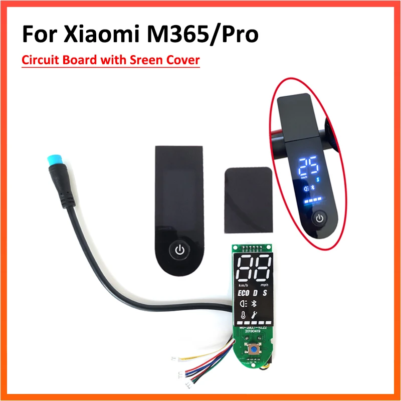 Bluetooth Dashboard Voor Xiaomi M365 En Pro 1S Elektrische Scooter Met  Protect Cover Display Upgrade Reparatie Onderdelen|Scooter Parts \u0026  Accessories| - AliExpress