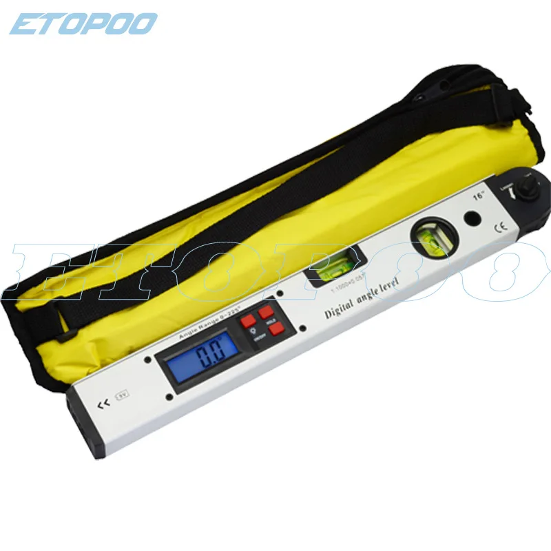 

300/400 Size 225-Degree Digital Angle Ruler Electronic Level Digital Display Angle Instrument