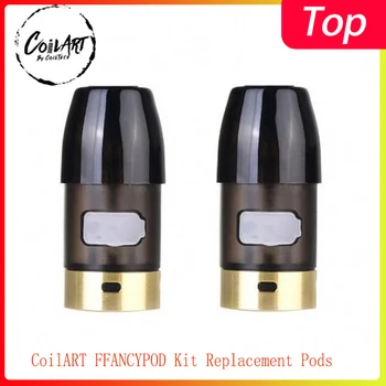 

Newest 2pcs/pack 1.6oh/1.2ohm CoilART FFANCYPOD Kit Replacement Pods with 2.0ml capacity&leak-proof side refill design