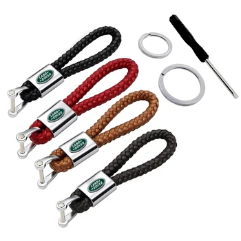 

Car Keyring For Land Rover Range Rover Evoque Velar Freelander 1 2 3 4 Defender Off Road Key Buckle Chian Hanging Accessories