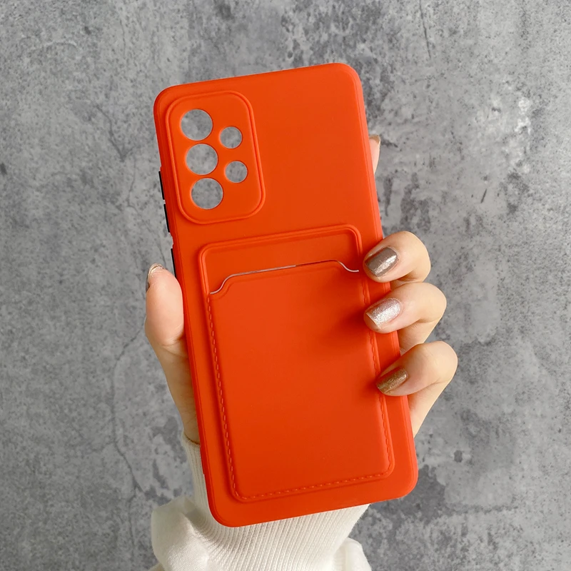 Universal Silicone Wallet Slot Phone Case with Card Holder Pocket