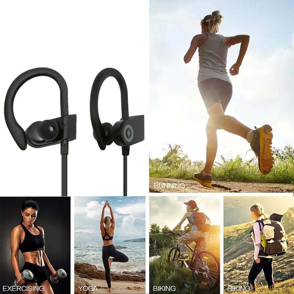 CHYI Wireless Bluetooth Earphone With Mic Noise Canceling Headphone Stereo Earbud Sport Outdoor Heatset For IPhone Android Phone