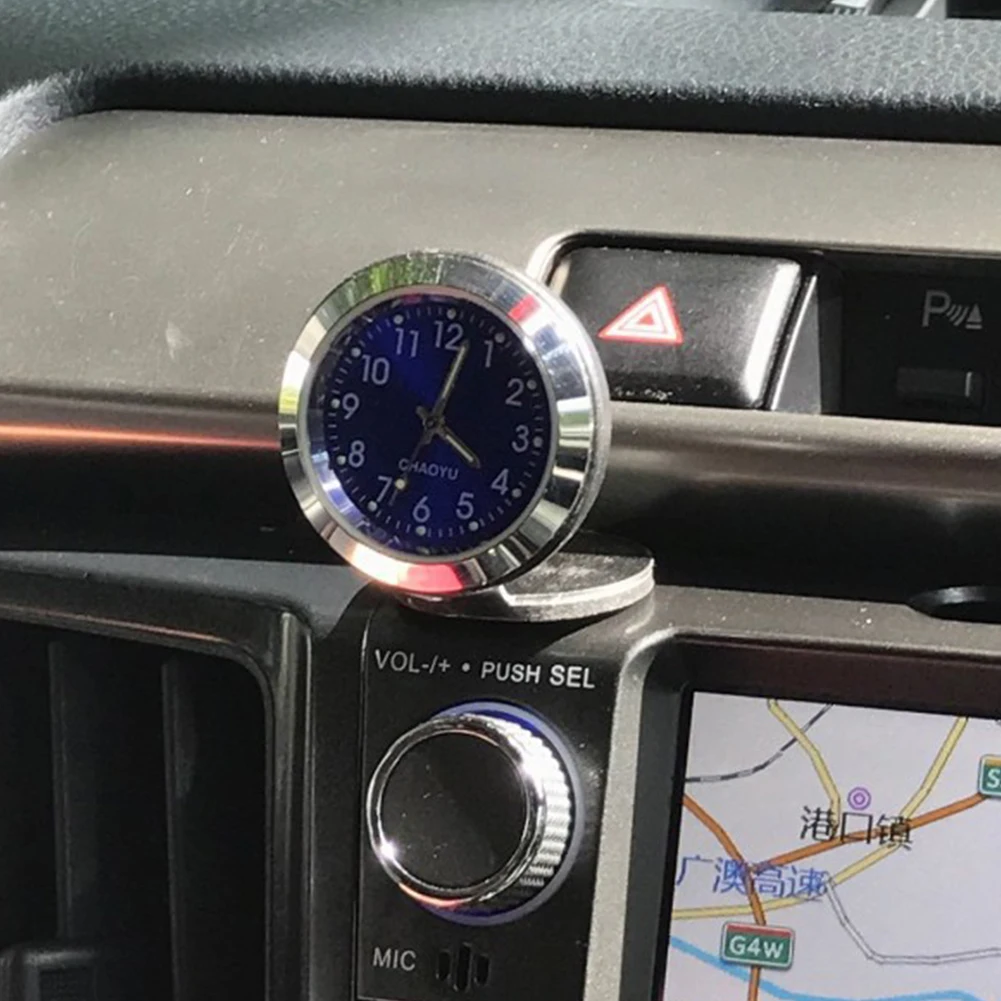 Часы приборной панели автомобильные цифровые аксессуары украшения гигрометр амулеты Интерьерные часы температуры