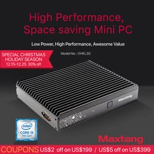 I5 7200U Intel Core Мини ПК Linux DDR4 Gigabit Ethernet minipc 300 M, Wi-Fi, 6xusb HDMI Mini DP 4 к HTPC NUC