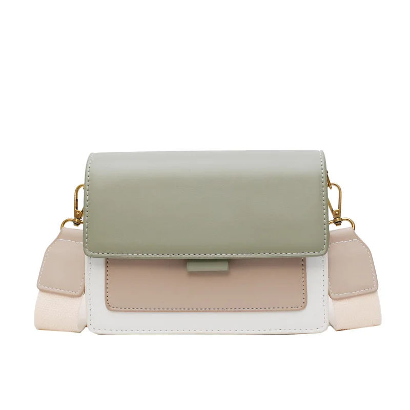 Модные мини кожаные сумки через плечо для женщин, сумка через плечо на цепочке, женские сумки для путешествий и сумки через плечо - Цвет: Зеленый
