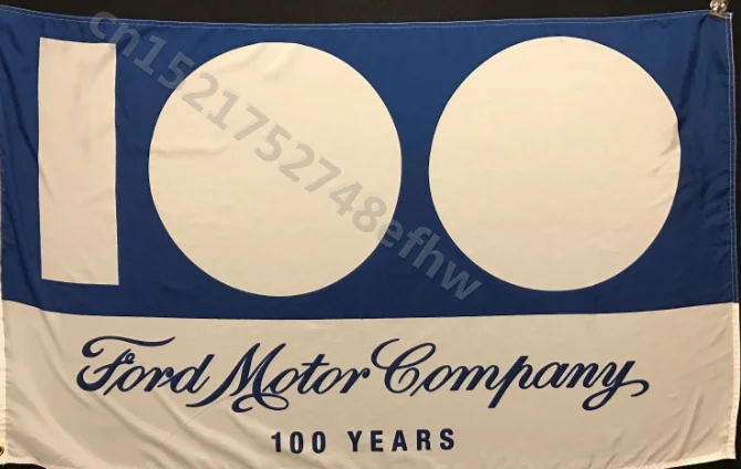 Ford 100 год дилер баннер флаг 90*150 см 60*90 см размер полиэстер Арти крытый и открытый декоративный баннер флаг