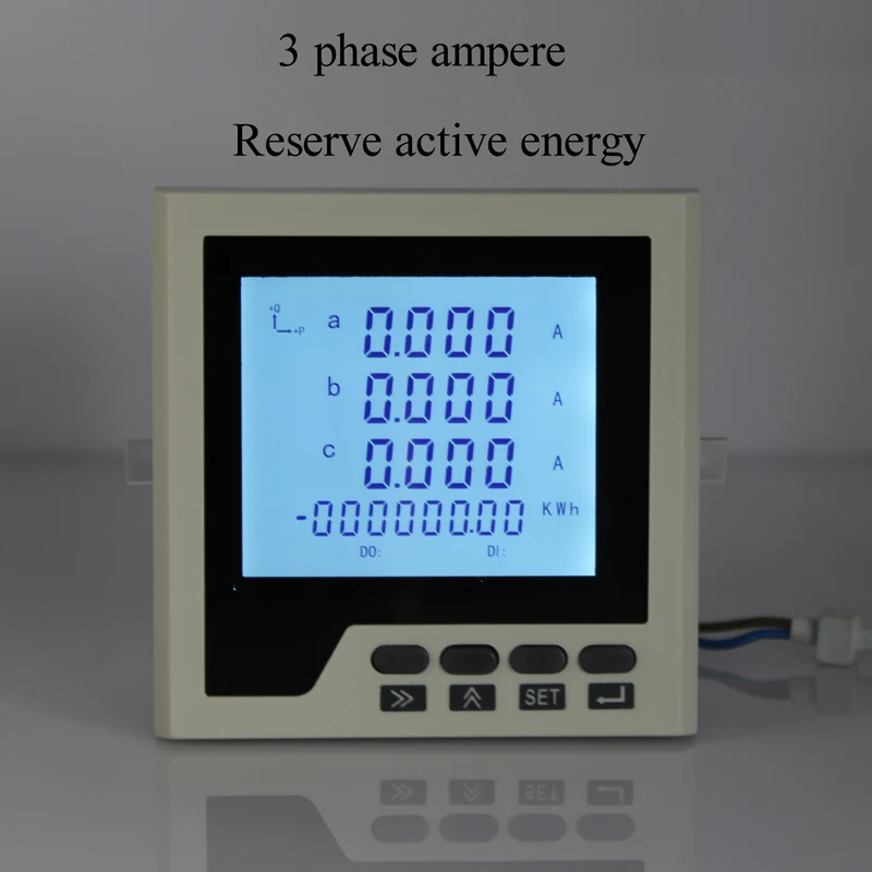 Medidor de energia multifunções com display digital