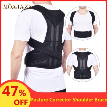 

Adjustable Posture Corrector Back Support Clavicle Spine Lumbar Pain Relieve Back Straightener Shoulder Brace Posture Correction