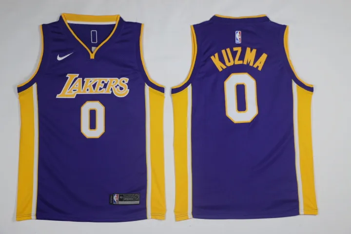 Золотой LeBron James Lonzo Ball Кайл Kuzma Brandon Ingram Kobe Bryant баскетбольные майки - Цвет: Золотой