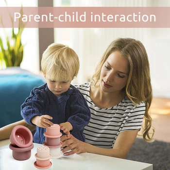 Silicone Stacking Cups - Silicone Toys 6