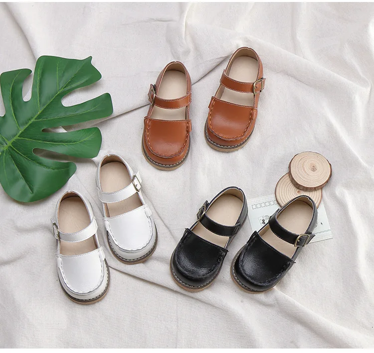 Весна осень новая кожаная повседневная детская обувь удобные легкие сандалии мягкая подошва детская обувь