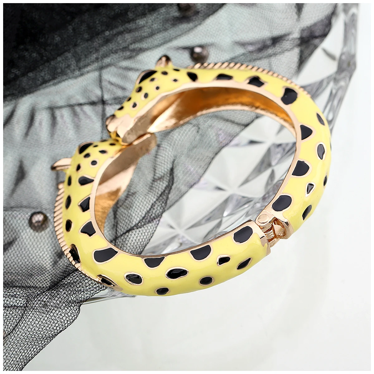 girafa animal, bracelete esmaltado para meninas, metal,