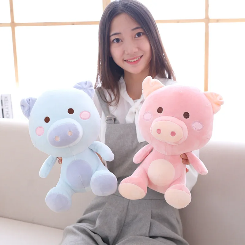 

30CM Fashion Exquisite Toys Hobbies Stuffed Animals Plush Lovely Pig Doll Birthday Gift for Girls with Fine Bags