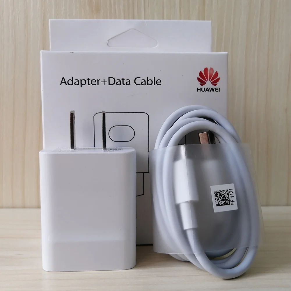 US x Type C Cable Оригинальное быстрое зарядное устройство huawei QC2.0, 9 В, 2 А, штепсельная вилка европейского стандарта, Usb 3,1, кабель type-C, адаптер быстрой зарядки для P30 lite P9 P10 P20 Nova 3 4 4e - Тип штекера: US x Type C Cable