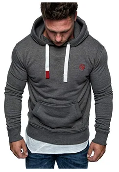 

Male Pullover Hoodie Men Hoodies Print Jacket Spring Autumn Drawstring Zipper Hooded Sweatshirt Top Coat a24