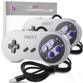 

2pcs/lot Wired USB Joystick For PC Computer For Snes USB PC Gamepad Gaming For Nes Controller Game Joypad
