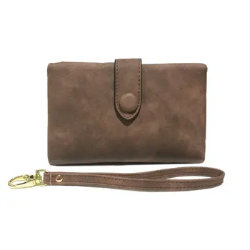 

Chic Tri-Fold Wallet Women Wallets Small Fashion PU Leather Purse Women Ladies Card Bag 13.5*9.5*3cm