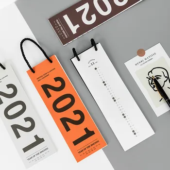 

Creative Simple 2021 Wall Calendar 365 Days Memo New Year Daily Schedule Planner Home Decoration Calendars