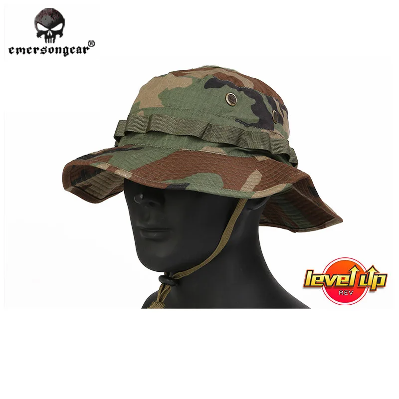EMERSONgear Special Forces Tactical Camouflage Level Up Map Pack Boonie Hat Hunting Hat Sun