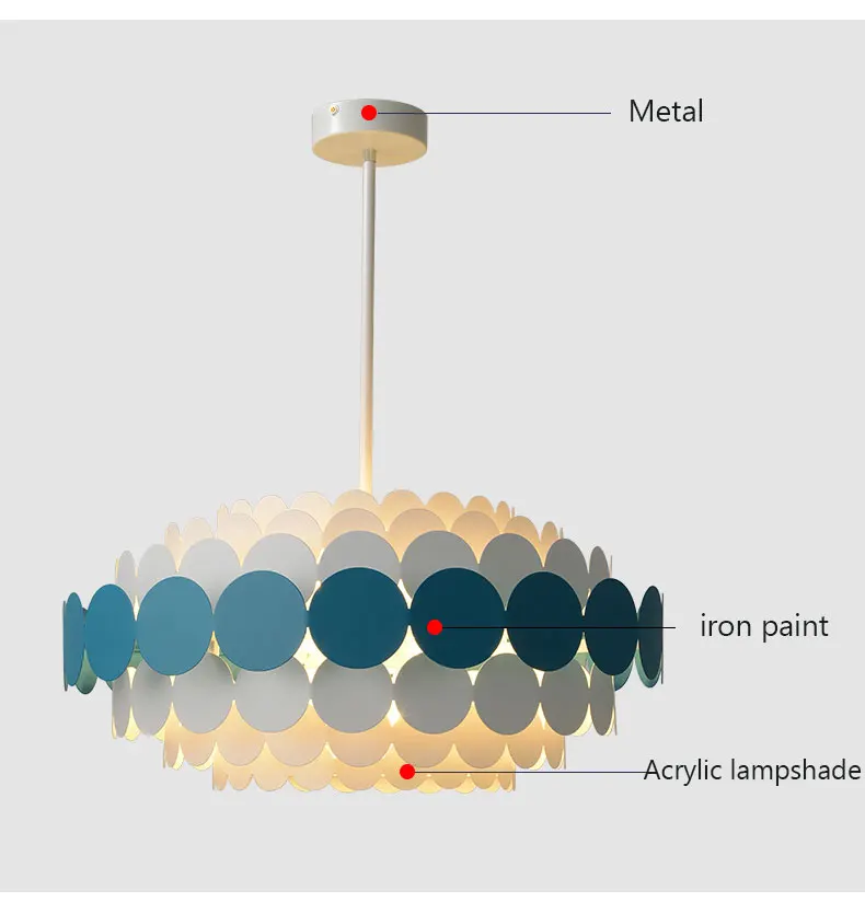 彩色圆片吊灯下_03