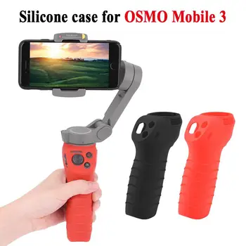 

BEESCLOVER Anti-scratch Cover Protective Case for DJI Osmo Mobile 3 Silicone Handle Case for Gimbal Camera Accessories r35
