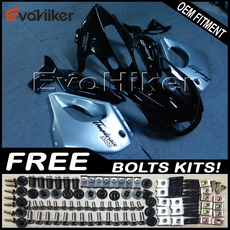 Капот мотоцикла на заказ Для YZF1000R Thunderent 1997-2007 ABS Корпус мотоцикла обтекатель Синий Пламя+ подарки - Цвет: C