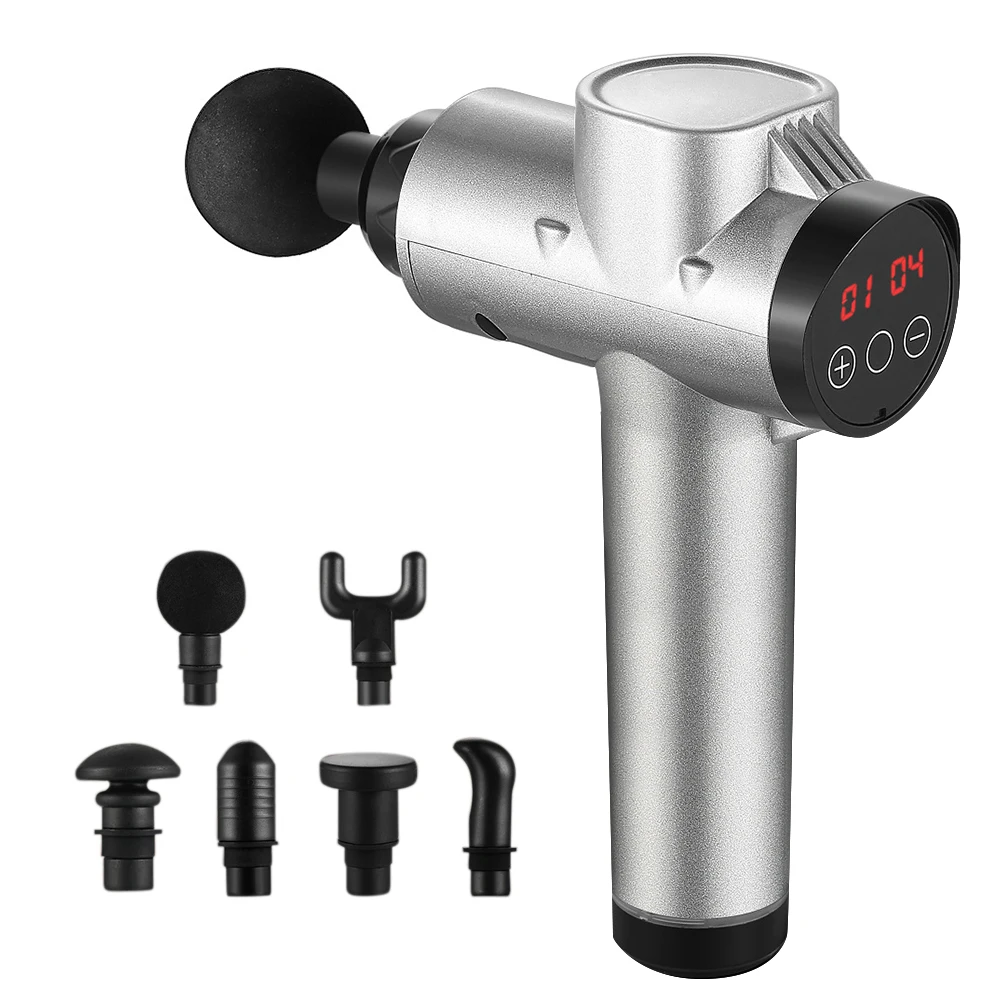 

EU Percussion Massager Deep Tissue Massager High-intensity Vibration Rechargeable Device For Muscle Pain Soreness Relief