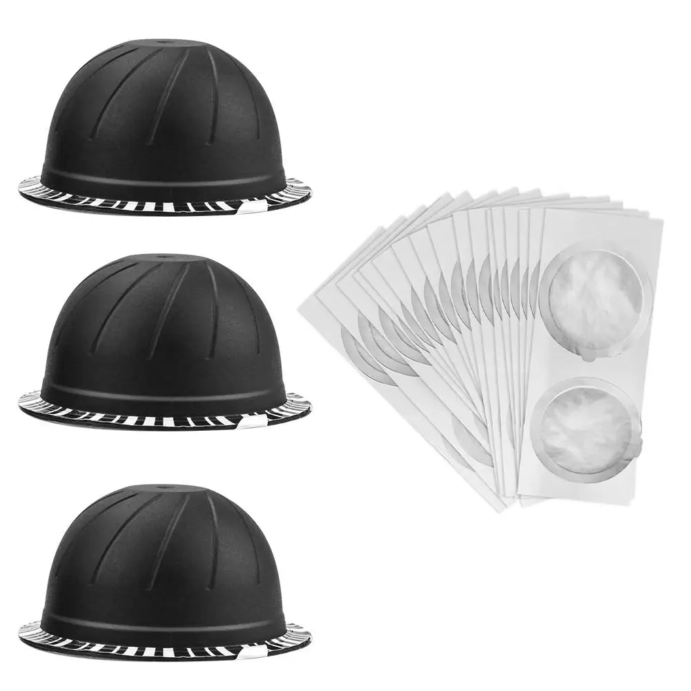 Disposable Coffee Capsules Cup Self-adhesive Aluminum Foil Coffee Mug Anti-slip Matte Filter Cup Set With 60pcs Aluminum Foil