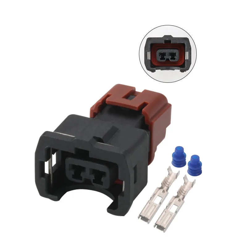 

5sets AMP KUM 2Pin Female Waterproof Wire Harness connector Automotive Knock sensor plug PB185-02326
