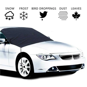 

Windshield Snow cover Sunshade Front Window Cover Universal Snow 6 Magnets