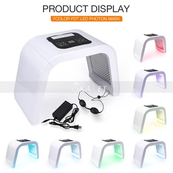 

New Style Professional 7 Colors PDT LED Skin Rejuvenation Machine Light Therapy Photon Anti-Aging Machine with CE