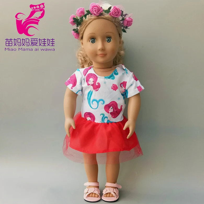Одежда для куклы-младенца, штаны, рубашка, юбка-пачка для 18 "45 см, кукольная одежда, набор игрушек, одежда для детей, подарок для девочек