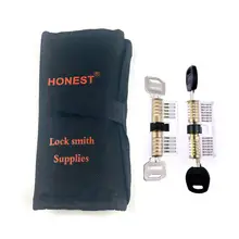 Честный 8 шт красочные профессиональные слесарные инструменты для захвата замка удаляет тренировки с тренировкой прозрачный замок