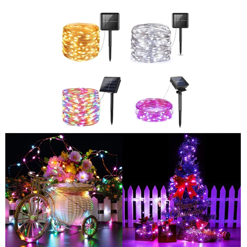 

LED Outdoor Solar Lamp String Lights 150 LEDs Fairy Holiday Christmas Party Garland Solar Garden Waterproof 15m Outdoor Lamp