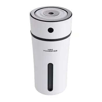 

Mini Air Humidifier USB Ultrasonic Humidifier Car Aroma Diffuser Electric Essential Oil Diffuser Cup LED Lights