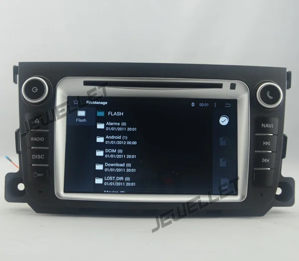 Octa core IPS screen Android 9.0 Car DVD GPS radio Navigation for smart fortwo 2011-2015 with 4G/WifiDVR OBD mirror link