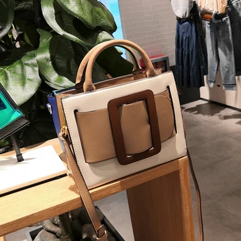 

Burminsa Multicolor Small Women Handbags Wide Belt Design Female Shoulder Bags High Quality PU Girls Crossbody Bags Summer 2020