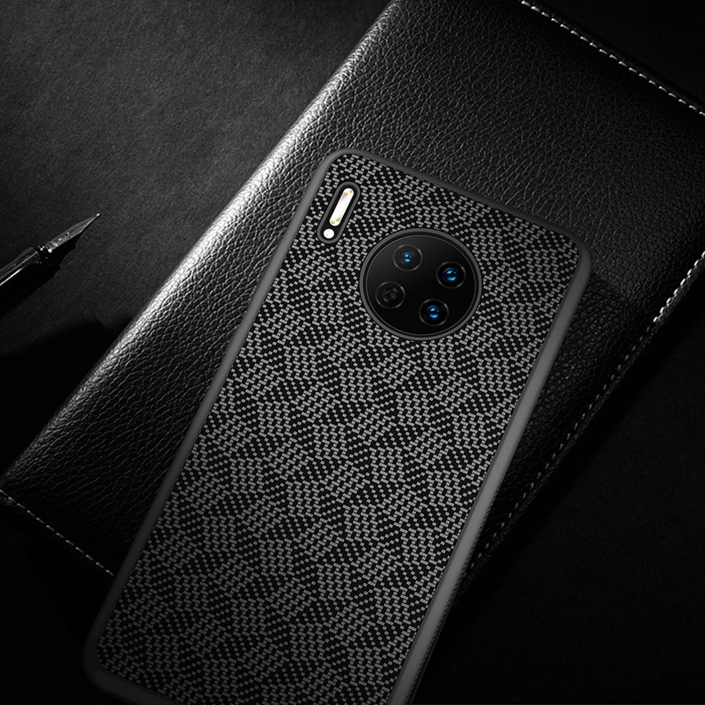 Для Huawei Mate 30 Nillkin клетчатый Синтетический Чехол из углеродного волокна для Huawei Mate 30 5G задняя крышка для Huawei Mate 30 Pro Чехол