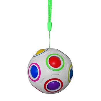 

Magic Rainbow Ball Creative Spheric Plastic Balls Puzzle Children Educational Learning Luminous Cube Toys for Children