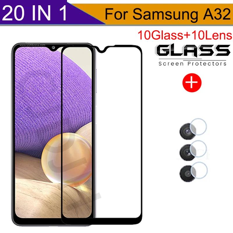 

20IN1 Tempered Glass For Samsung Galaxy A32 5G Screen Protector Glass For Samsung A32 Camera Film For Samsung A32 5G Protective