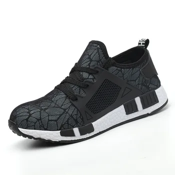 

New Style Sale Dropshipping Men And Women Safety Boots Outdoor Breathable Men Shoes Smash-Proof Puncture-Proof Workers Sneakers