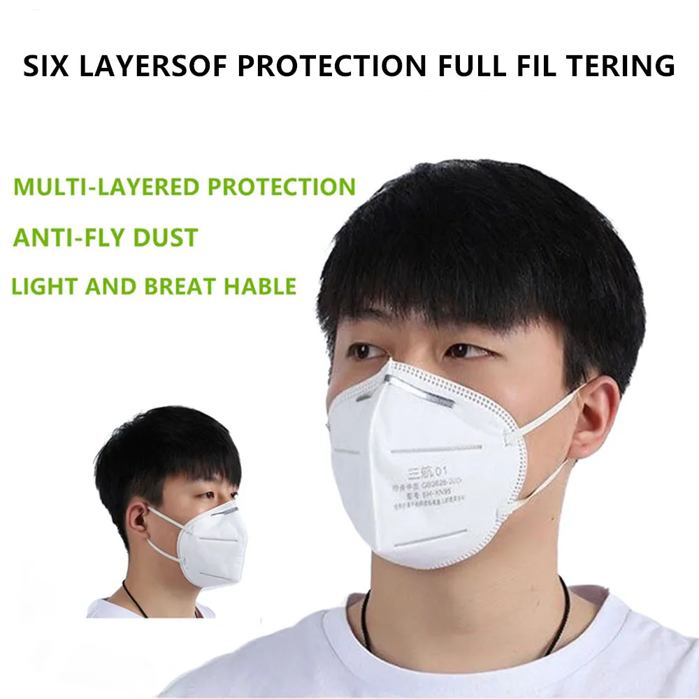 

Masks 10/pcs New Unisex Dustproof Anti-fog And Breathable Face Mask Filtration Anti dust for hair salon use