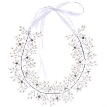 Жемчужный Мягкий головной убор для невесты головной убор белое свадебное платье аксессуары головной убор ручной работы невесты