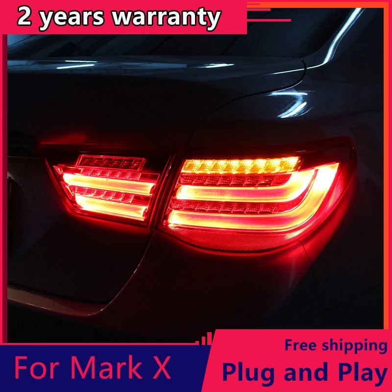 

Автомобильный Стайлинг KOWELL для Toyota Reiz, светильник s 2010 2011 2012 Mark X, светодиодный задний фонарь DRL + тормоз + парковка + сигнал