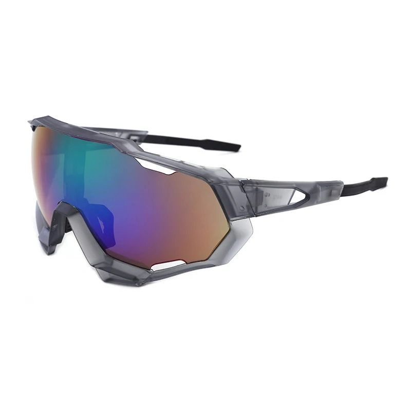 Мужские и женские очки UV400 для велоспорта, уличные солнцезащитные очки для горного велосипеда, шоссейного велосипеда, спортивные очки для горного велосипеда, очки для гонок и верховой езды - Цвет: Gray